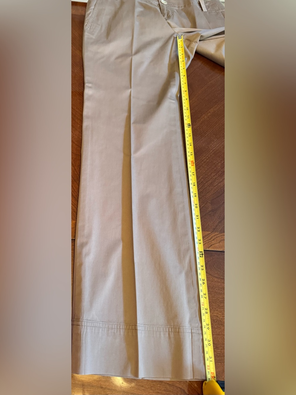 Banana Republic Beige Wide-Leg Pants - Picture 7 of 16
